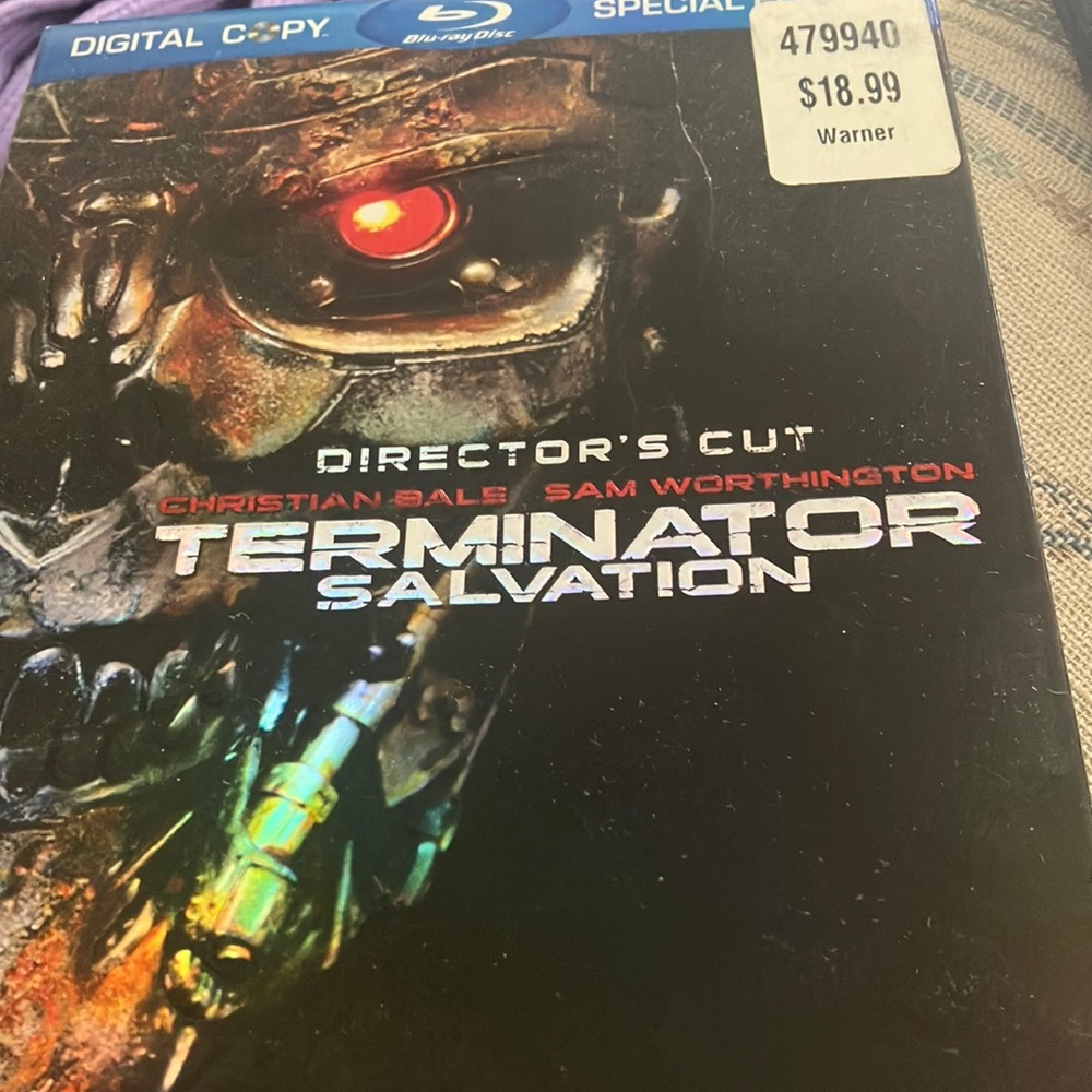 Terminator Salvation Blu-ray - Black and Silver